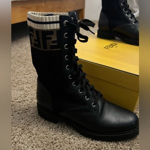 Fendi combat boots. Size 39.